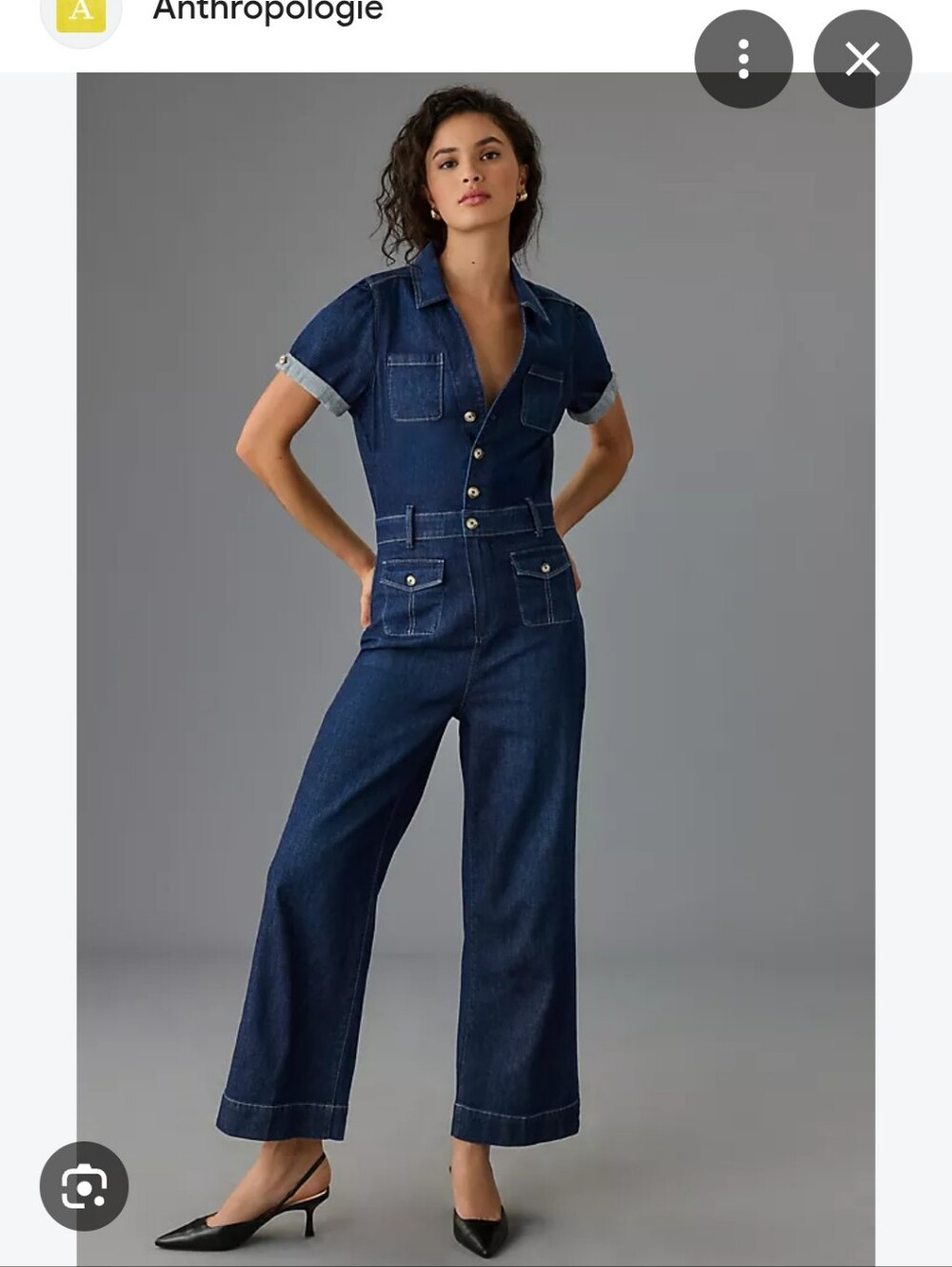PAIGE Darla Jumpsuit In Dark Indigo Denim